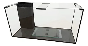 Aquário 1 Metro 100x40x50 6mm 200 Litros Com Sump Interno