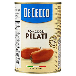 Tomate Pelado Italiano - 400g - De Cecco