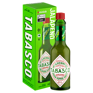 Molho de Pimenta Verde Jalapeño – 60ml – Tabasco