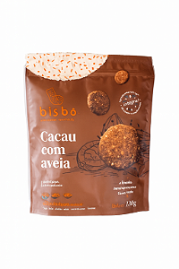 Biscoito Artesanal de Cacau e Aveia - 130g - Bisbô