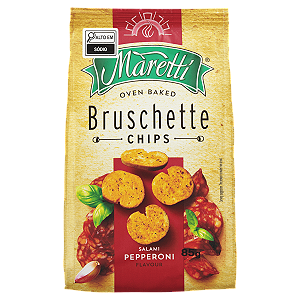 Bruschetta Sabor Pepperoni - 85g - Maretti