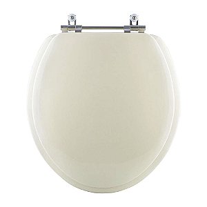 Tampa de Vaso Sanitário Almofadado Diamantina Palha (bege Claro) para vaso Icasa