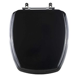 Tampa de Vaso Sanitário Almofadado Thema Preto para vaso Incepa