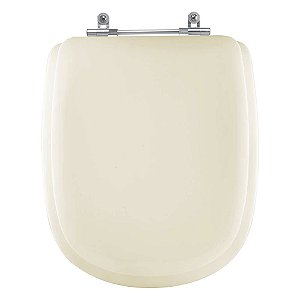 Tampa de Vaso Sanitário Almofadado Paris Bege Claro para vaso Ideal Standard