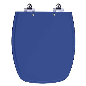 Tampa de Vaso Sanitário Laqueado Soft Close Stylus Azul Mineral para vaso Celite