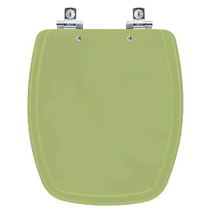 Tampa de Vaso Sanitário Laqueado Soft Close Stylus Verde Itapoa para vaso Celite