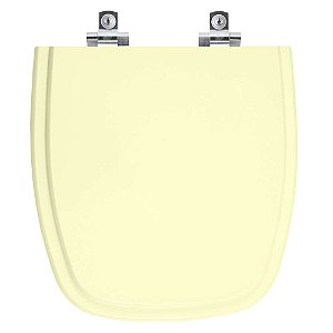 Tampa de Vaso Sanitário Laqueado Soft Close Versato Marfim para vaso Celite
