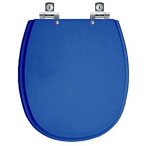 Tampa de Vaso Sanitário Laqueado Soft Close Aspen Azul para vaso Deca