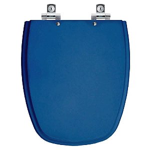 Tampa de Vaso Sanitário Laqueado Soft Close Monte Carlo Azul para vaso Deca