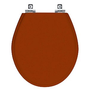Tampa de Vaso Sanitário Laqueado Soft Close Ravena Caramelo para vaso Deca
