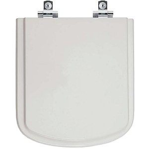 Tampa de Vaso Sanitário Laqueado Soft Close Lirio Cinza Claro para vaso Fiori