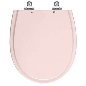 Tampa de Vaso Sanitário Laqueado Soft Close Polo Rose para vaso Hervy