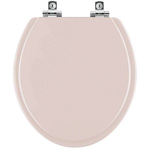 Tampa de Vaso Sanitário Laqueado Soft Close Sabará Salmao para vaso Icasa