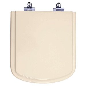 Tampa de Vaso Sanitário Laqueado Soft Close Bali Rosa Shell (Pêssego) para vaso Incepa