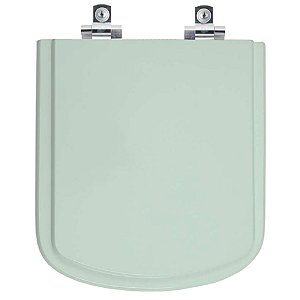 Tampa de Vaso Sanitário Laqueado Soft Close Bali Verde Agua para vaso Incepa