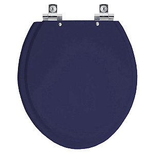 Tampa de Vaso Sanitário Laqueado Soft Close Convencional Oval Cobalto para vaso Ideal Standard
