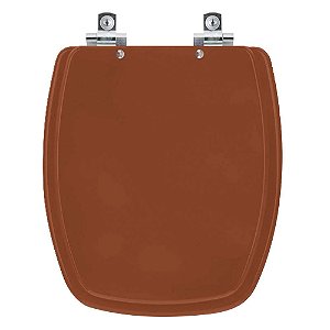 Tampa de Vaso Sanitário Laqueado Soft Close Valentina Ocre para vaso Santamarina