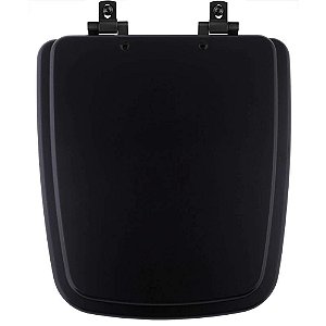 Tampa de Vaso Sanitário Laqueado Soft Close Boss Matte Black (Preto Fosco) para vaso Incepa com Ferragem Preta