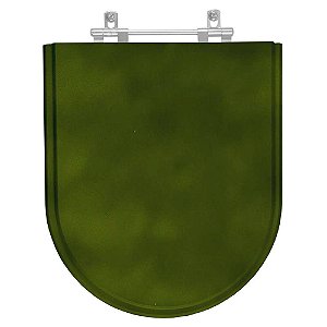 Tampa de Vaso Sanitário Laqueado Carrara Verde Degrade para vaso Deca