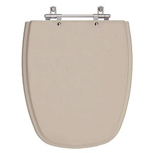 Tampa de Vaso Sanitário Laqueado Monte Carlo Bege Saara para vaso Deca