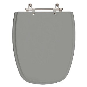 Tampa de Vaso Sanitário Laqueado Monte Carlo Cinza Vip (Cinza Escuro) para vaso Deca