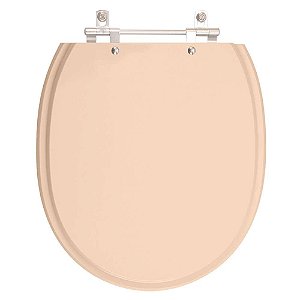 Tampa de Vaso Sanitário Laqueado Village Rosa Floral para vaso Deca