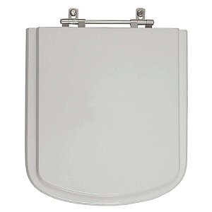 Tampa de Vaso Sanitário Laqueado Bali Cinza Platina para vaso Incepa