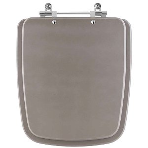 Tampa de Vaso Sanitário Laqueado Boss Gris Cinza Fosco para vaso Incepa