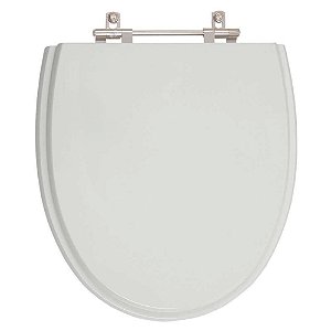 Tampa de Vaso Sanitário Laqueado Eros Cinza Platina para vaso Incepa