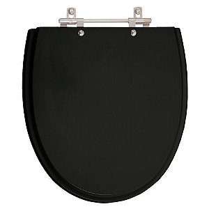 Tampa de Vaso Sanitário Laqueado Eros Preto para vaso Incepa