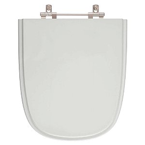 Tampa de Vaso Sanitário Laqueado Ibiza Cinza Platina para vaso Incepa