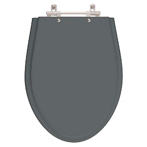 Tampa de Vaso Sanitário Laqueado Absolute Cinza Quartzo (Cinza Escuro) para Ideal Standard