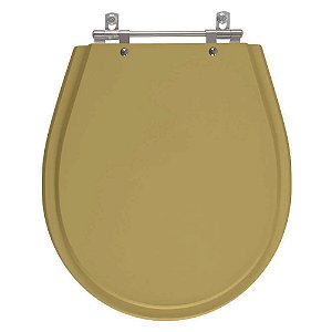 Tampa de Vaso Sanitário Laqueado Avalon Amêndoa para vaso Ideal Standard