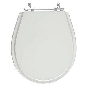 Tampa de Vaso Sanitário Laqueado Avalon Cinza Claro para vaso Ideal Standard