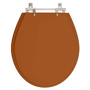 Tampa de Vaso Sanitário Laqueado Carina Caramelo para vaso Ideal Standard