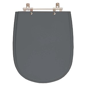 Tampa de Vaso Sanitário Laqueado Paris Cinza Quartzo (Cinza Escuro) para vaso Ideal Standard