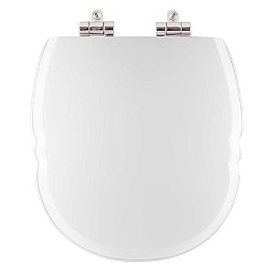 Tampa de Vaso Sanitário Poliéster Soft Close Massima Branco para vaso Incepa