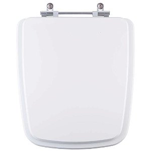 Tampa de Vaso Sanitário Poliéster Clean Branco para vaso Deca