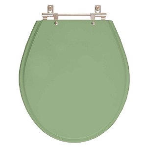 Tampa de Vaso Sanitário Poliéster Ravena Verde Malva para vaso Deca