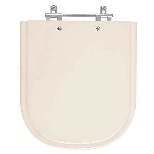 Tampa de Vaso Sanitário Poliéster Vogue Plus Amendoa para vaso Deca