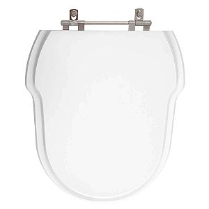 Tampa de Vaso Sanitário Poliéster Hampton Branco para vaso Incepa