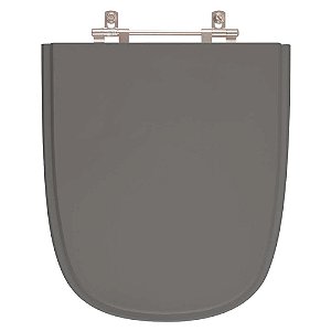 Tampa de Vaso Sanitário Poliéster Ibiza Ambar (Cinza Escuro) para vaso Incepa