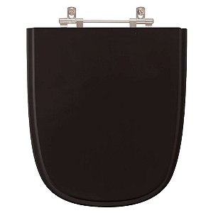 Tampa de Vaso Sanitário Poliéster Ibiza Preto para vaso Incepa