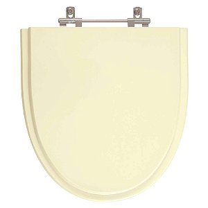 Tampa de Vaso Sanitário Poliéster Studio Bone (Bege) para vaso Incepa