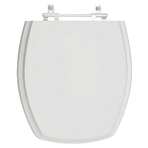 Tampa de Vaso Sanitário Poliéster Thema Cinza para vaso Incepa