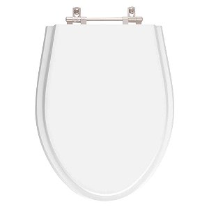 Tampa de Vaso Sanitário Poliéster Absolute Branco para American Standard
