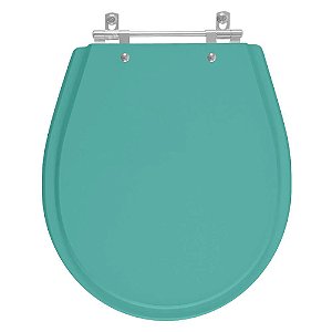Tampa de Vaso Sanitário Poliéster Avalon Aquamarine para vaso Ideal Standard