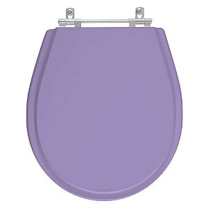 Tampa de Vaso Sanitário Poliéster Avalon Bermuda (Lilás) para vaso Ideal Standard