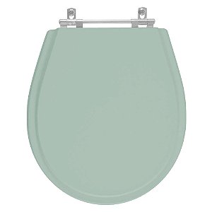 Tampa de Vaso Sanitário Poliéster Avalon Verde Claro para vaso Ideal Standard