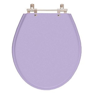 Tampa de Vaso Sanitário Poliéster Carina Bermuda (Lilás) para Ideal Standard